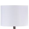 300620266a442d62ea534.jpeg 20 Inch Accent Table Lamp, Dual Roe Deer Design, White Drum Shade, Bronze