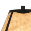 300620266a442fe37fd4f.jpeg 30 Inch 3 Way Table Lamp, Beige Mica Shade, Rubberwood and Black Metal Body