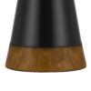 300620266a442ff77c790.jpeg 30 Inch 3 Way Table Lamp, Beige Mica Shade, Rubberwood and Black Metal Body