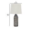 300620266a4436f85e694.jpeg Fabric Shade Table Lamp with Textured Base, Set of 2, White and Black