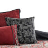 300620266a44372e2b8b3.jpeg 9 Piece Queen Size Comforter Set with Medallion Print, Red and Blue