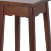 300620266a443aac0d9bc.jpeg 39.5 Inch Plant Stand with Tapered Slanted Legs and Bottom Shelf, Brown