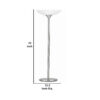 300620266a443bb0ac3b0.jpeg 3 Way Torchiere Floor Lamp with Frosted Glass shade and Stable Base, White
