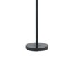 80 Watt Metal Floor Lamp with Dual Gooseneck and Uno Style Shades, Black
