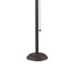 Paper Shade Metal Table Lamp with Pull Chain Switch,Set of 4,White and Black