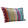 Tribal Print Full Quilt Set with Decorative Pillows, Multicolor