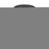 Nailhead Trim Round Leatherette Swivel Counter Stool with Flared Leg, Black