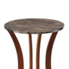 300620266a4443f748819.jpeg Transitional Wooden Plant Stand With Faux Marble Top, Brown