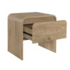 300620266a44479b5e2ae.jpeg Maria Bedside Table Nightstand, 2 Drawers, Natural Beige Waterfall Edges