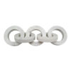 300620266a4454c1cd577.jpeg Decorative Interlinked Chain Sculpture, 18 Inch Solid White Marble