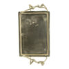 010720266a446380e1911.jpeg Decorative Tray, Vintage Figural Handles, Polished Gold Aluminum 25 Inch