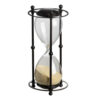 010720266a4464d190cac.jpeg Iaon Hourglass Timer with Beige Sand, Tabletop 13 Inch Black Iron Stand