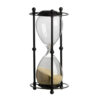 010720266a4464d5555b4.jpeg Iaon Hourglass Timer with Beige Sand, Tabletop 13 Inch Black Iron Stand